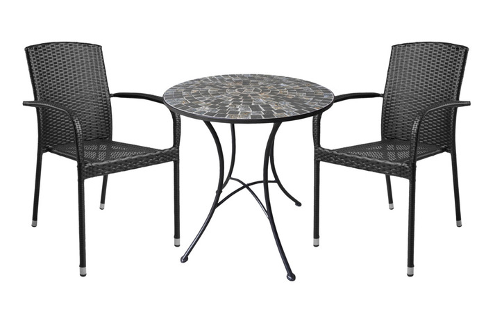 Cafébord Mosaik Ø60 cm Sunlife